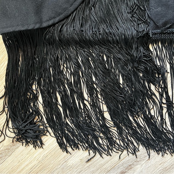 Vintage Boho Western Fringe High Low Skirt - Picture 10 of 16